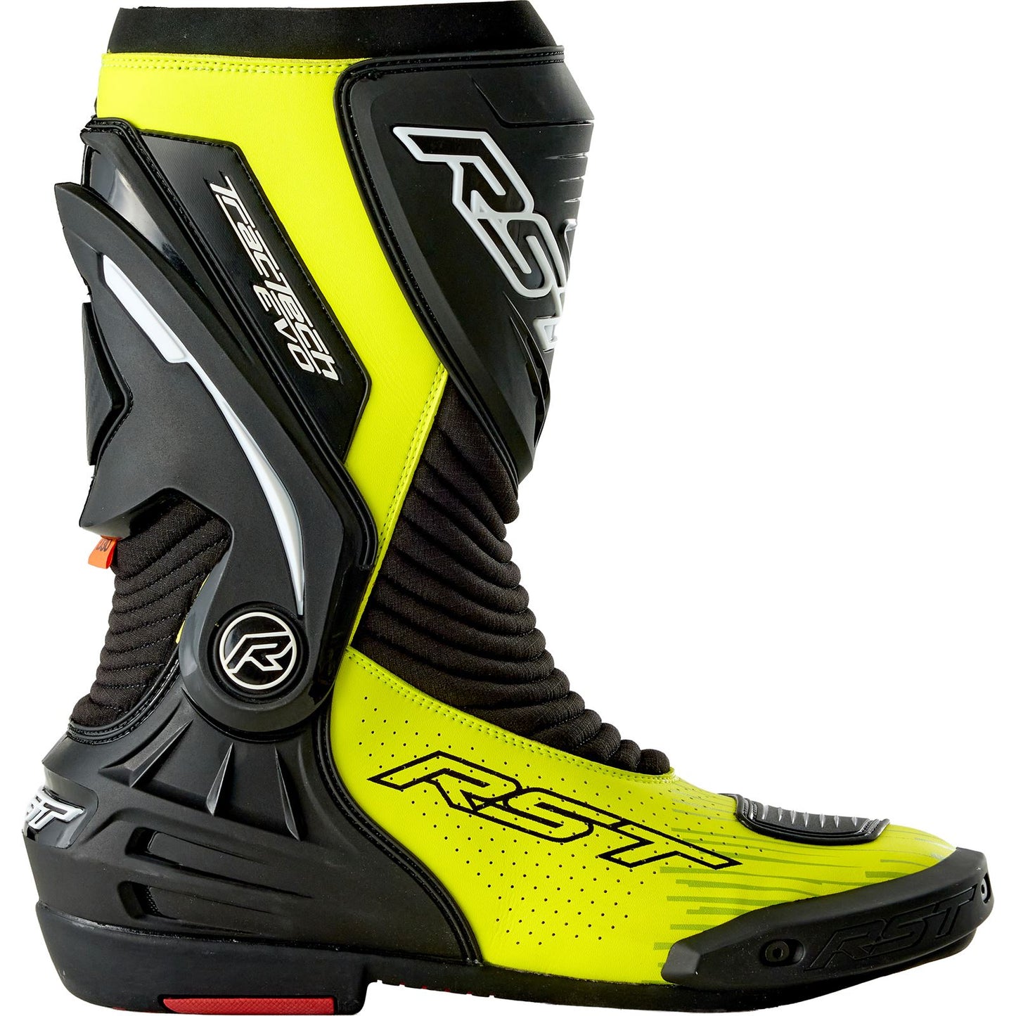 RST Moto Tractech EVO D3O Boots - Black/Fluo Yellow_1888660