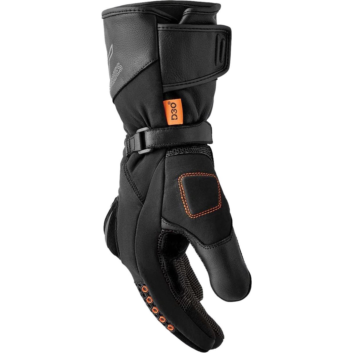 RST Moto Artic D3O Ladies Waterproof Textile Gloves - Black_1838288