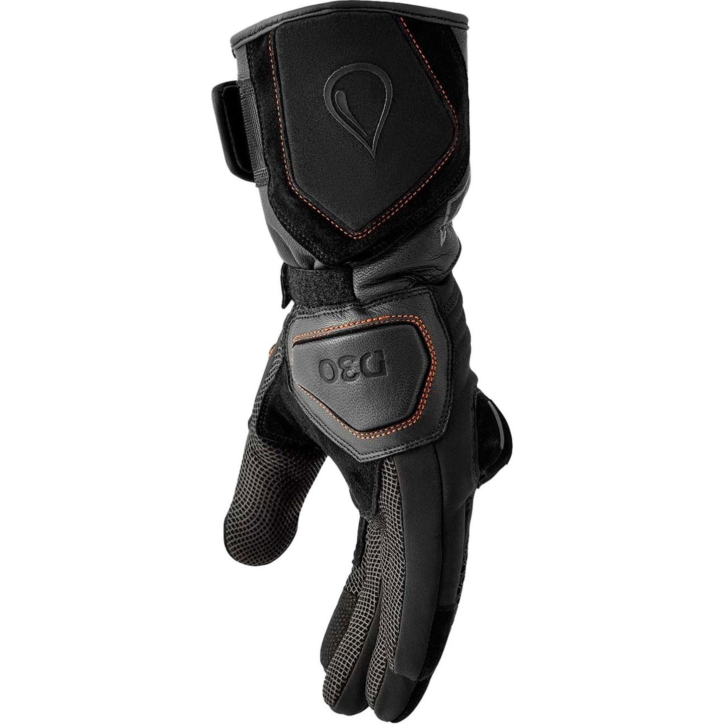 RST Moto Artic D3O Ladies Waterproof Textile Gloves - Black_1838656