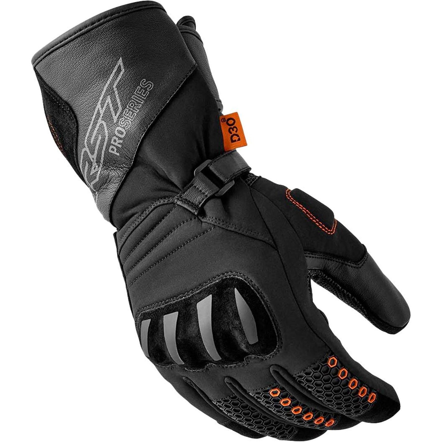 RST Moto Artic D3O Ladies Waterproof Textile Gloves - Black_1839395