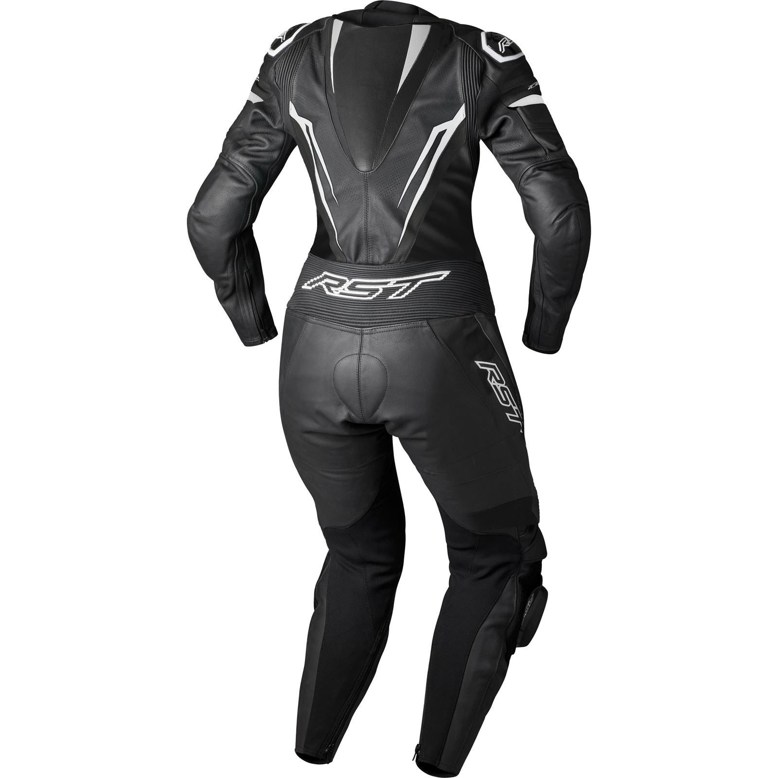 RST Moto Tractech EVO D3O Ladies Moto Leather Suit - Black/White_1838028