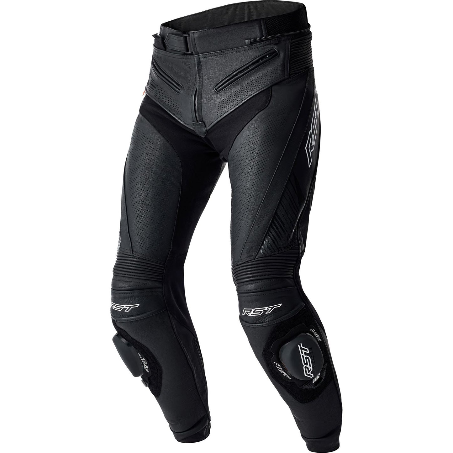 RST Moto S1 D3O Leather Ladies Pants - Black_1838878