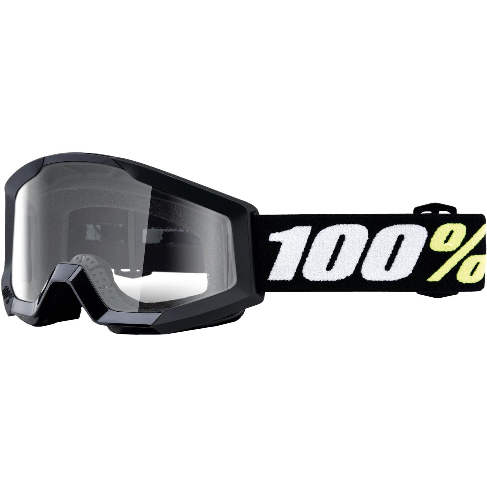 100% Strata Mini Goggles - Black - Clear Lens [MPN: 50033-00004]_1837734
