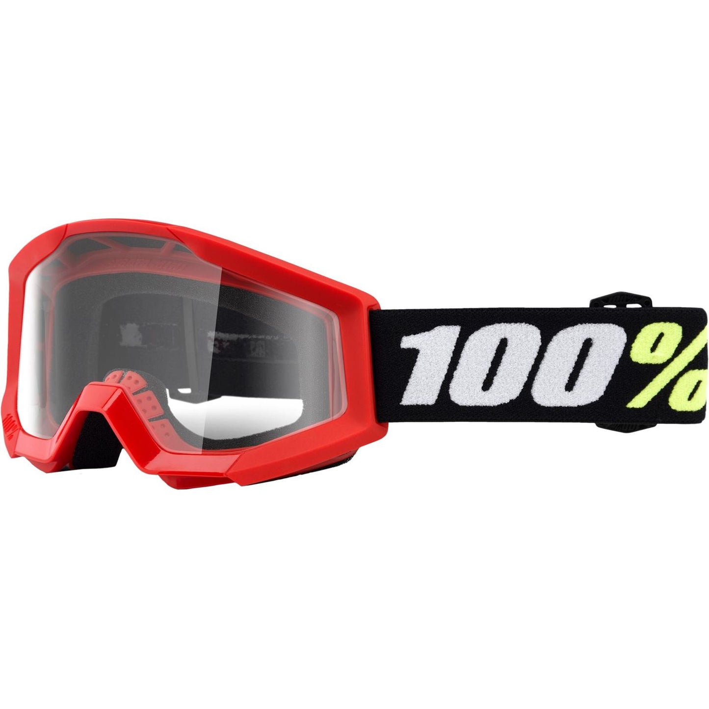 100% Strata Mini Goggles - Red - Clear Lens [MPN: 50033-00005]_1838583