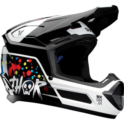 Thor Youth Fleet Helmet - Splat - Black_1832971