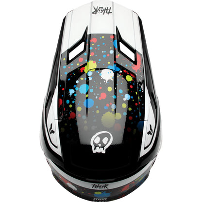 Thor Youth Fleet Helmet - Splat - Black_1834753