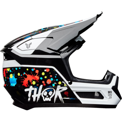 Thor Youth Fleet Helmet - Splat - Black_1835323