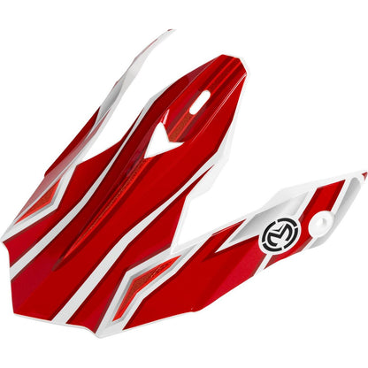 Moose Offroad MR3 Peak Visor - F.A.F. - Black/White/Red [MPN: 0132-2003]_2145285