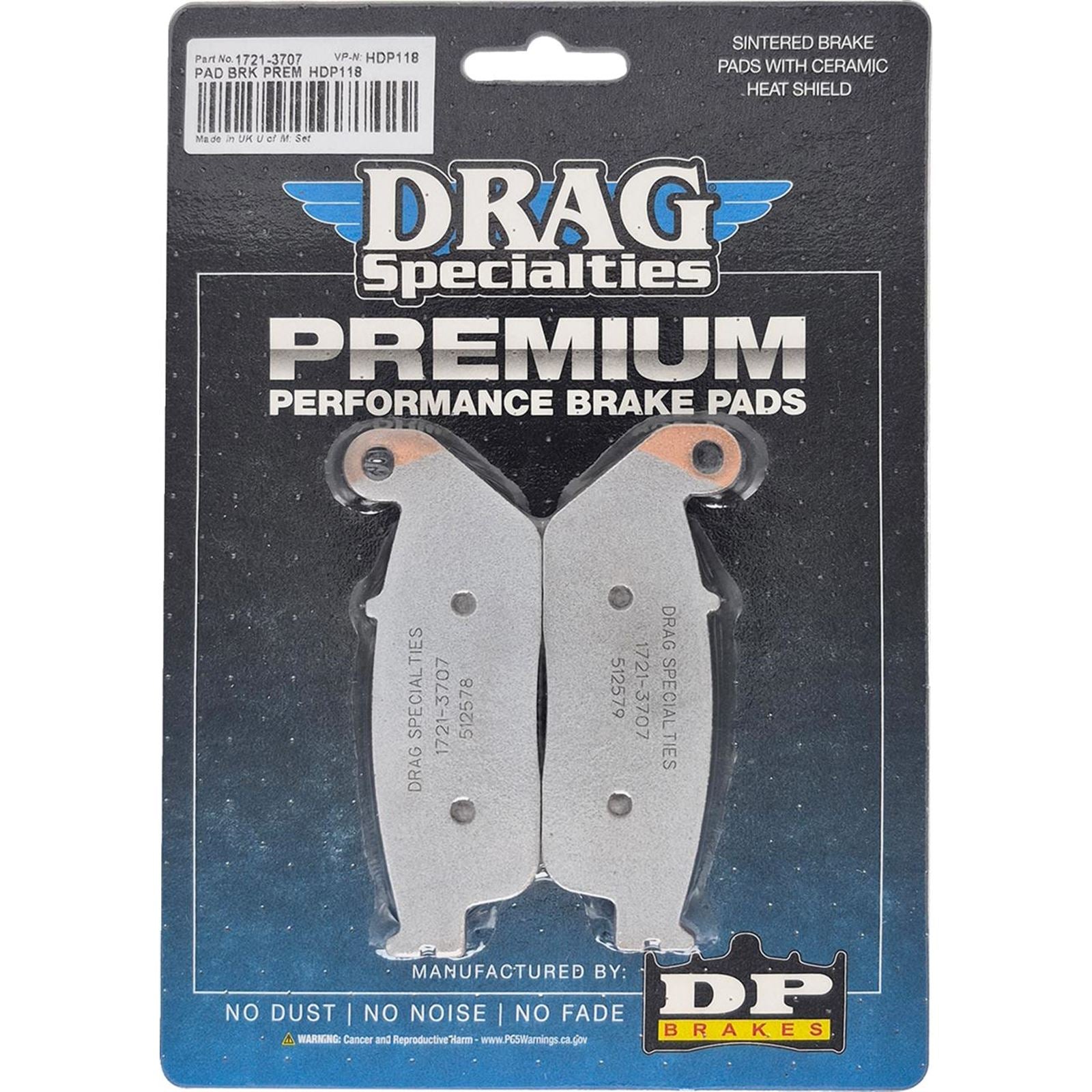 Drag Specialties Sintered Brake Pads [MPN: 1721-3707]_1868161