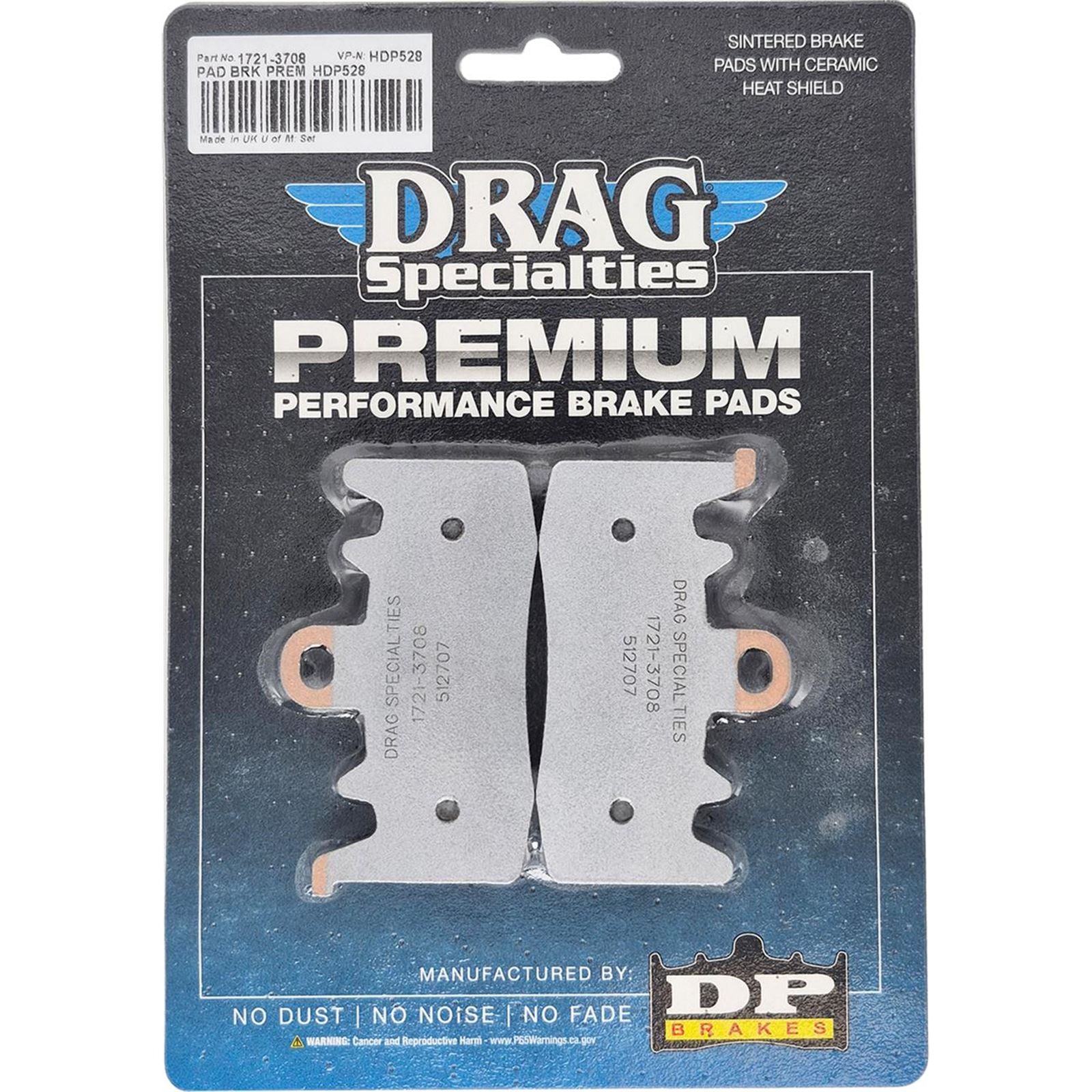 Drag Specialties Sintered Brake Pads [MPN: 1721-3708]_1868164