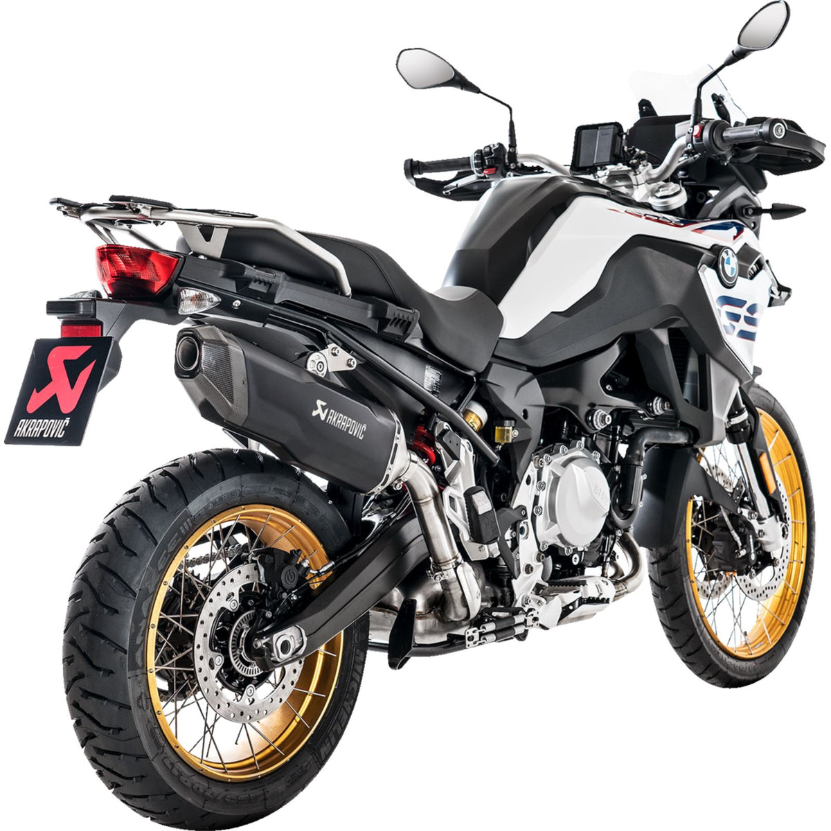 Akrapovic Slip-On Line Muffler - Titanium Black for BMW F850GS [MPN: S-B9SO3-HFBFCTBL/1]_1831102