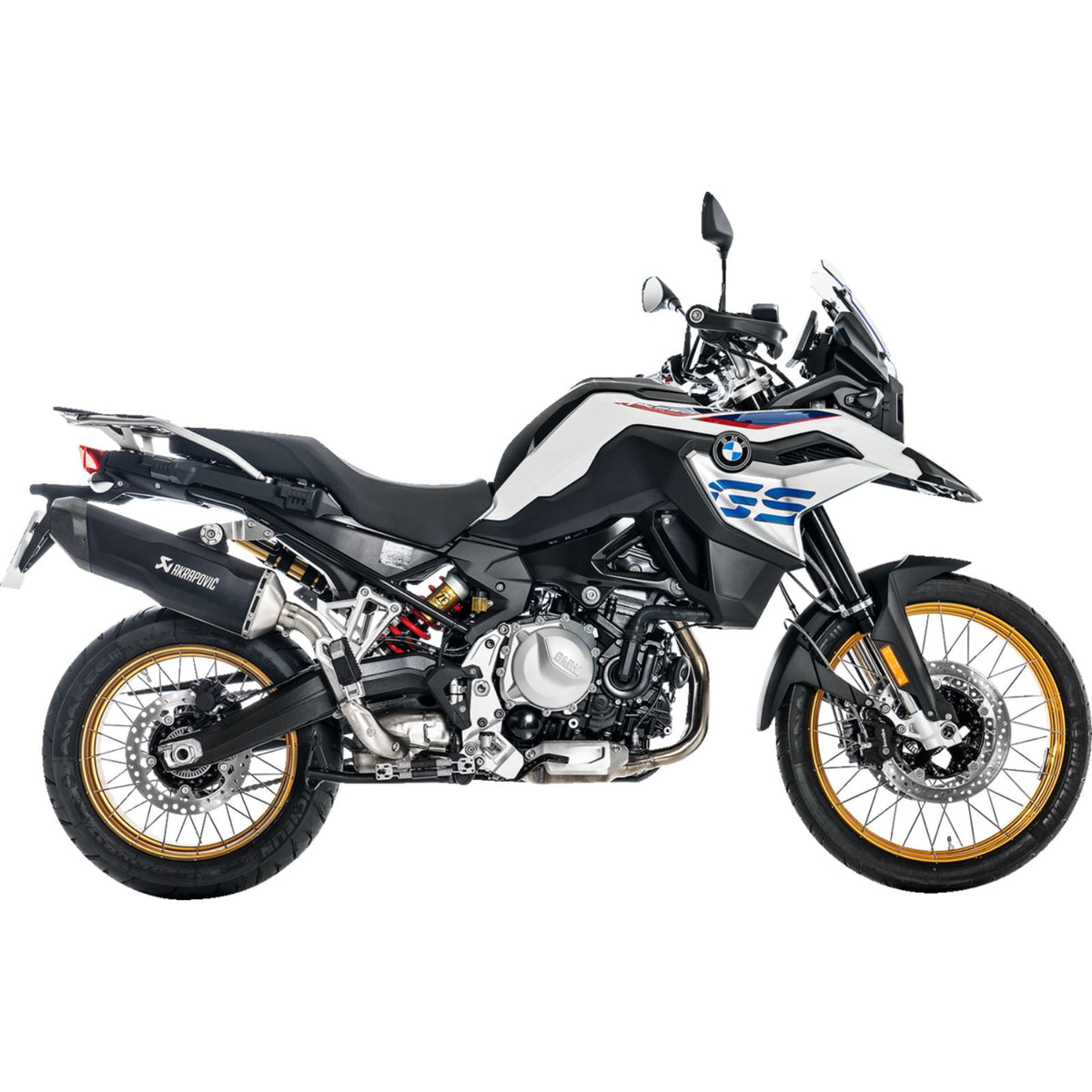 Akrapovic Slip-On Line Muffler - Titanium Black for BMW F850GS [MPN: S-B9SO3-HFBFCTBL/1]_1834356