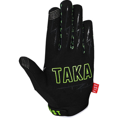 Fist Handwear Strapped Taka Higashino Cali Roll Gloves - Black/Fluorescent Green_1832531