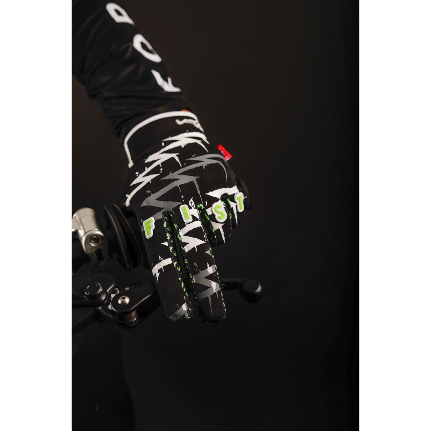 Fist Handwear Strapped Taka Higashino Cali Roll Gloves - Black/Fluorescent Green_1834034