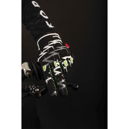 Fist Handwear Strapped Taka Higashino Cali Roll Gloves - Black/Fluorescent Green_1834034