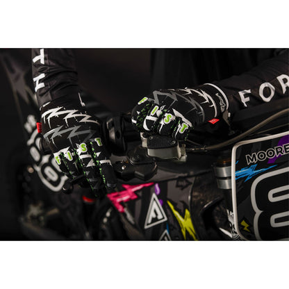 Fist Handwear Strapped Taka Higashino Cali Roll Gloves - Black/Fluorescent Green_1834011