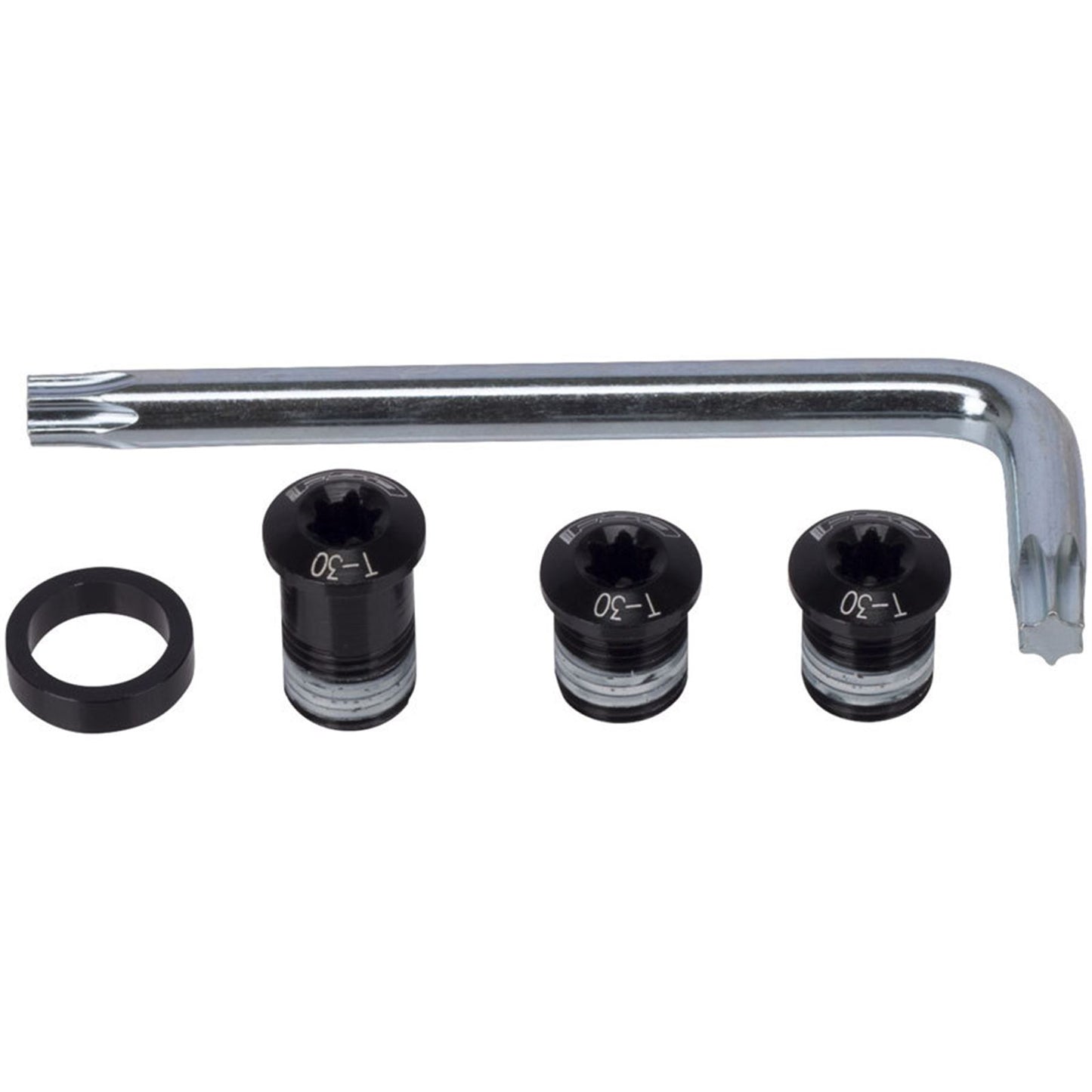 Full Speed Ahead Chainring Bolt Kit for 386 K-Force Light - Silver [MPN: 390-1044]_1921784