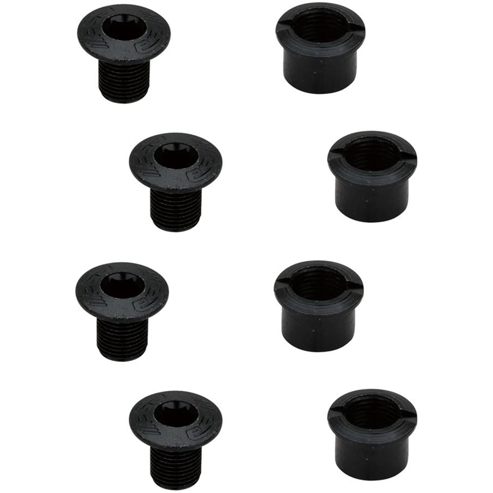 Full Speed Ahead Chainring Bolt Kit for PC Bashring, 8-piece - Silver [MPN: 390-1051]_1921763