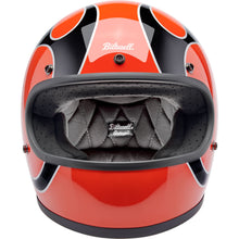 Biltwell Inc. Biltwell Gringo Helmet - Flames - Competition Orange_1840082