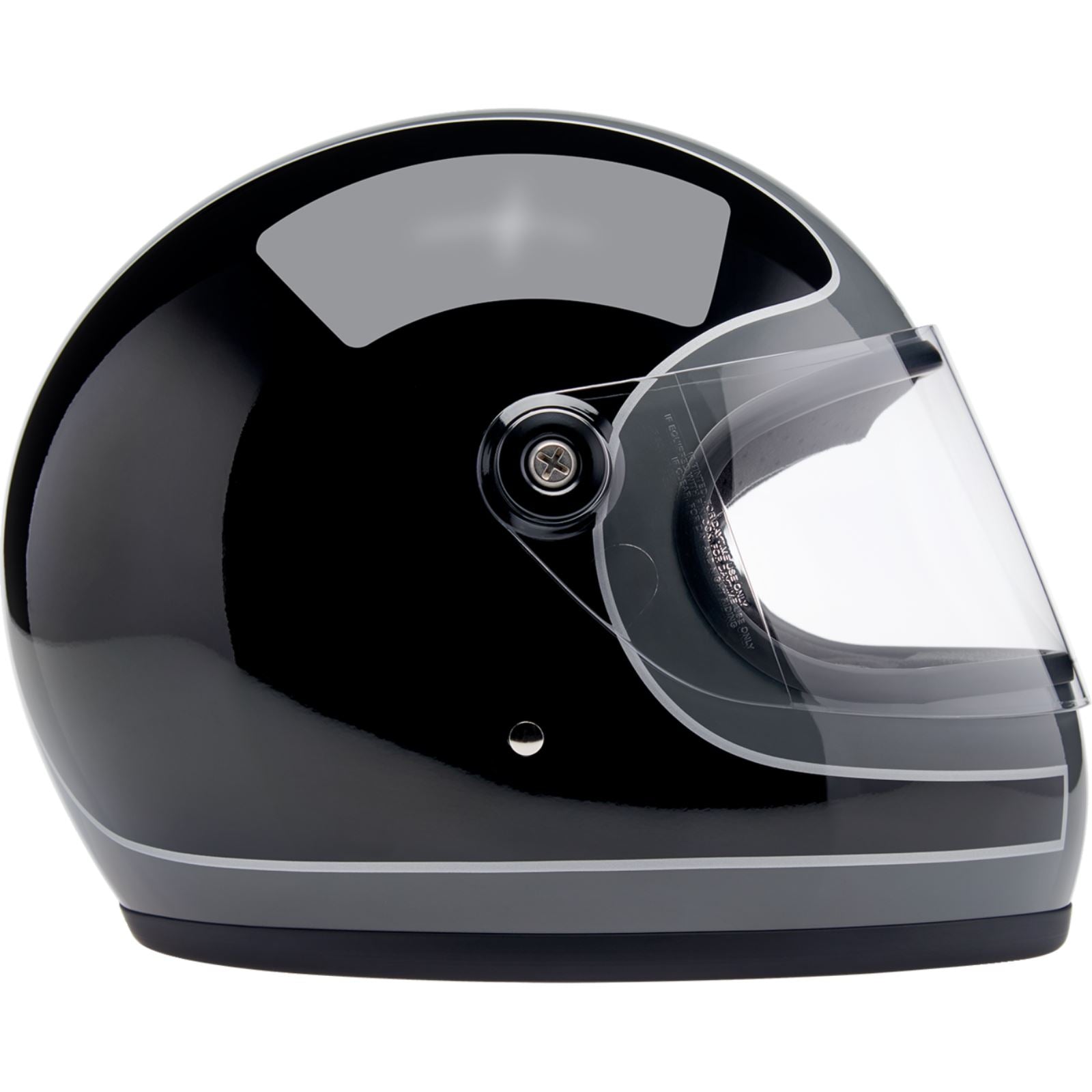 Biltwell Inc. Biltwell Gringo S Helmet - Tracker - Gloss Storm Gray/Black_1840612
