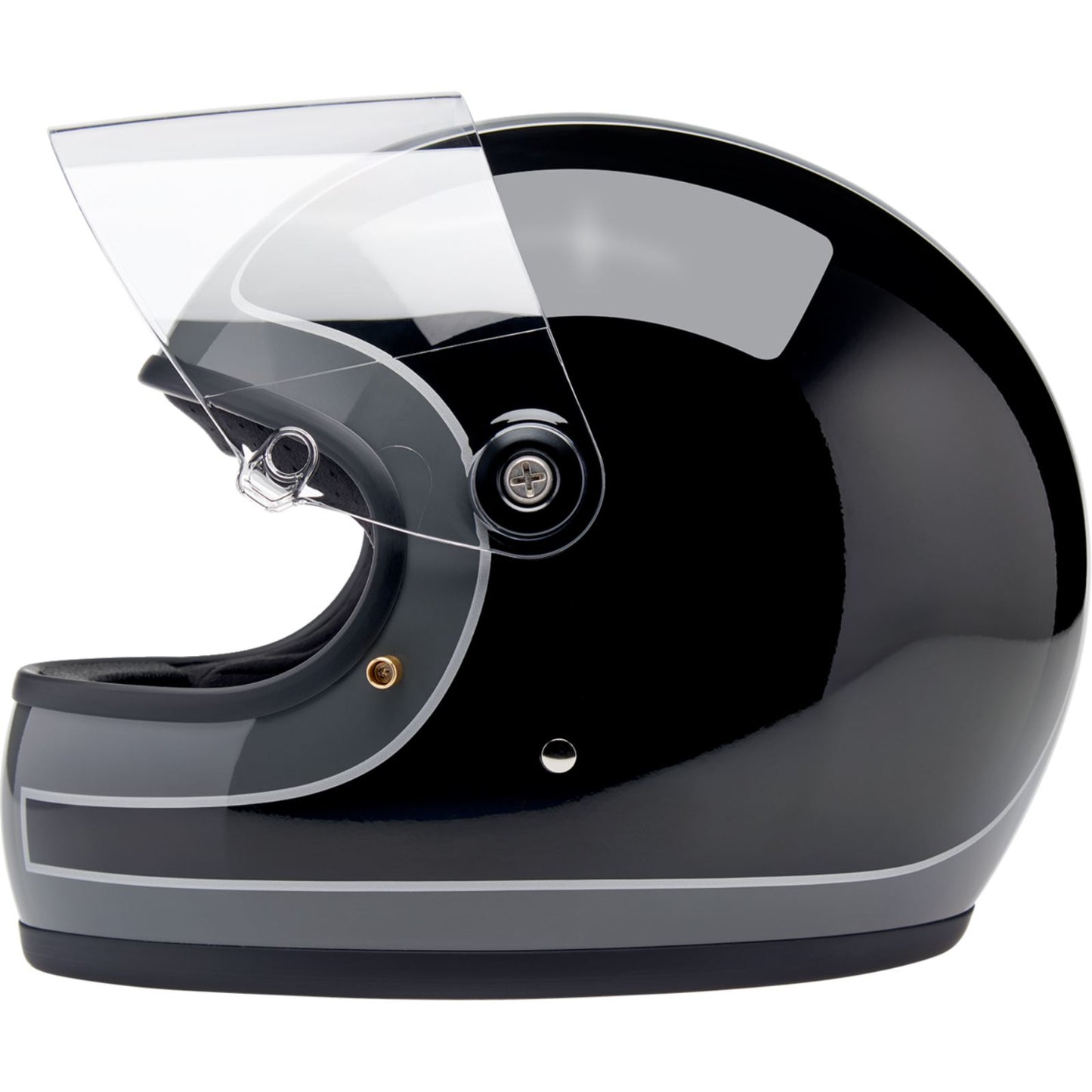 Biltwell Inc. Biltwell Gringo S Helmet - Tracker - Gloss Storm Gray/Black_1840729
