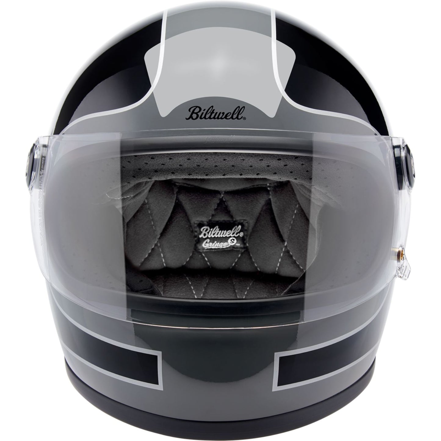 Biltwell Inc. Biltwell Gringo S Helmet - Tracker - Gloss Storm Gray/Black_1840816