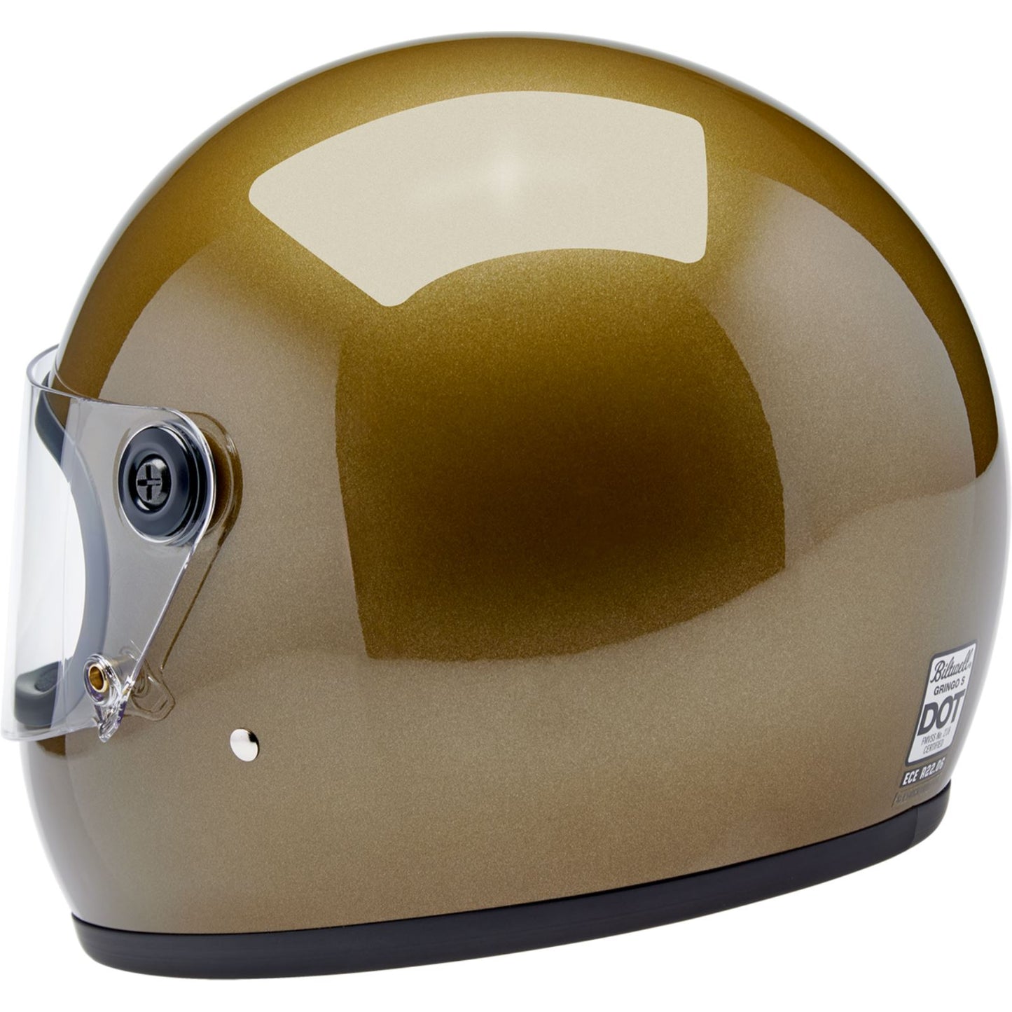 Biltwell Inc. Biltwell Gringo S Helmet - Metallic Ugly Gold_1840801