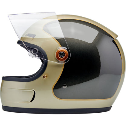 Biltwell Inc. Biltwell Gringo SV Helmet - Tracker - Gloss Metallic Champagne/Charcoal_1840085