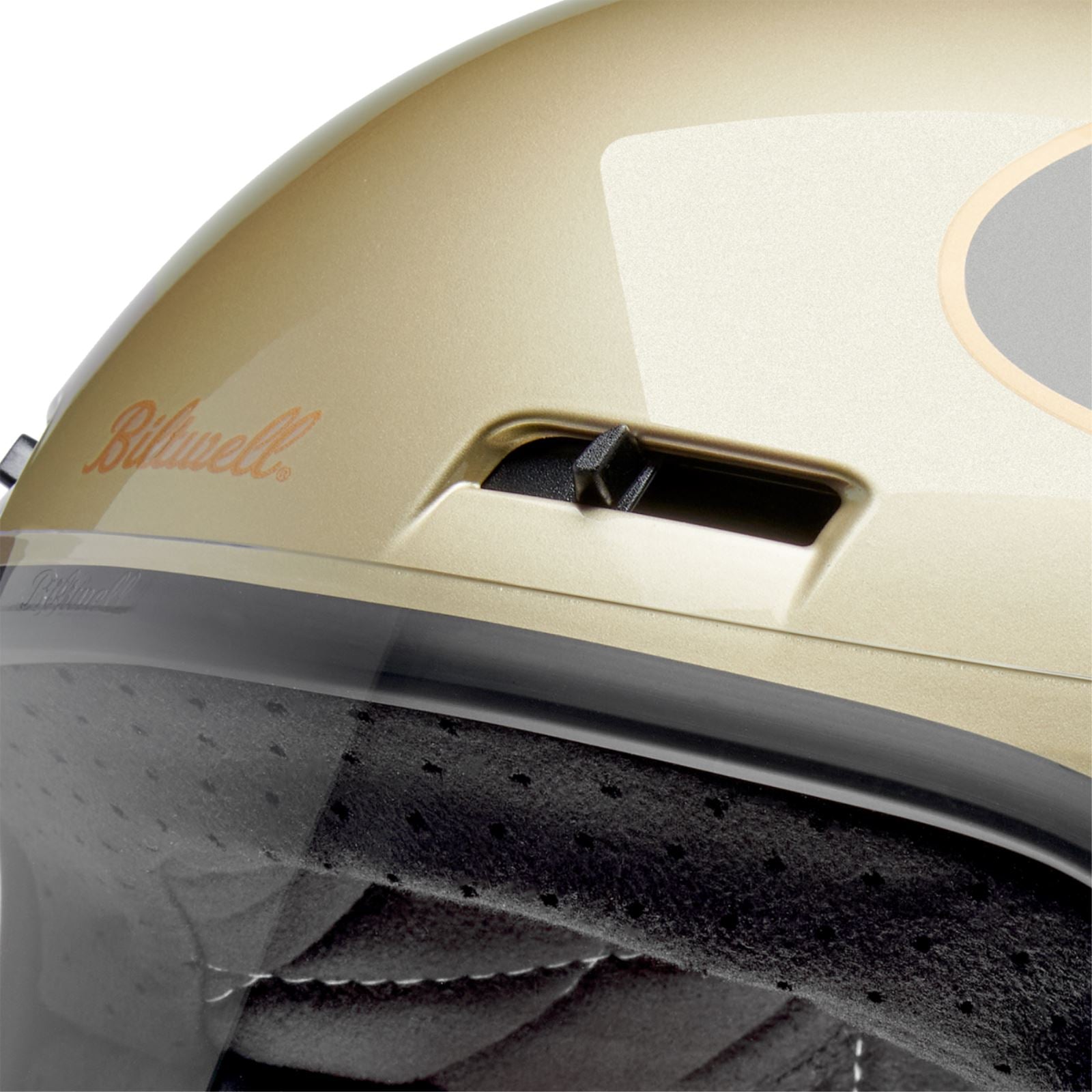 Biltwell Inc. Biltwell Gringo SV Helmet - Tracker - Gloss Metallic Champagne/Charcoal_1840086