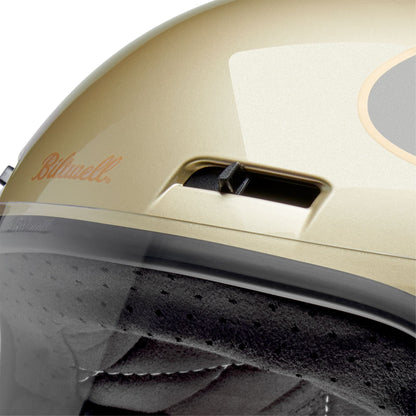 Biltwell Inc. Biltwell Gringo SV Helmet - Tracker - Gloss Metallic Champagne/Charcoal_1840086