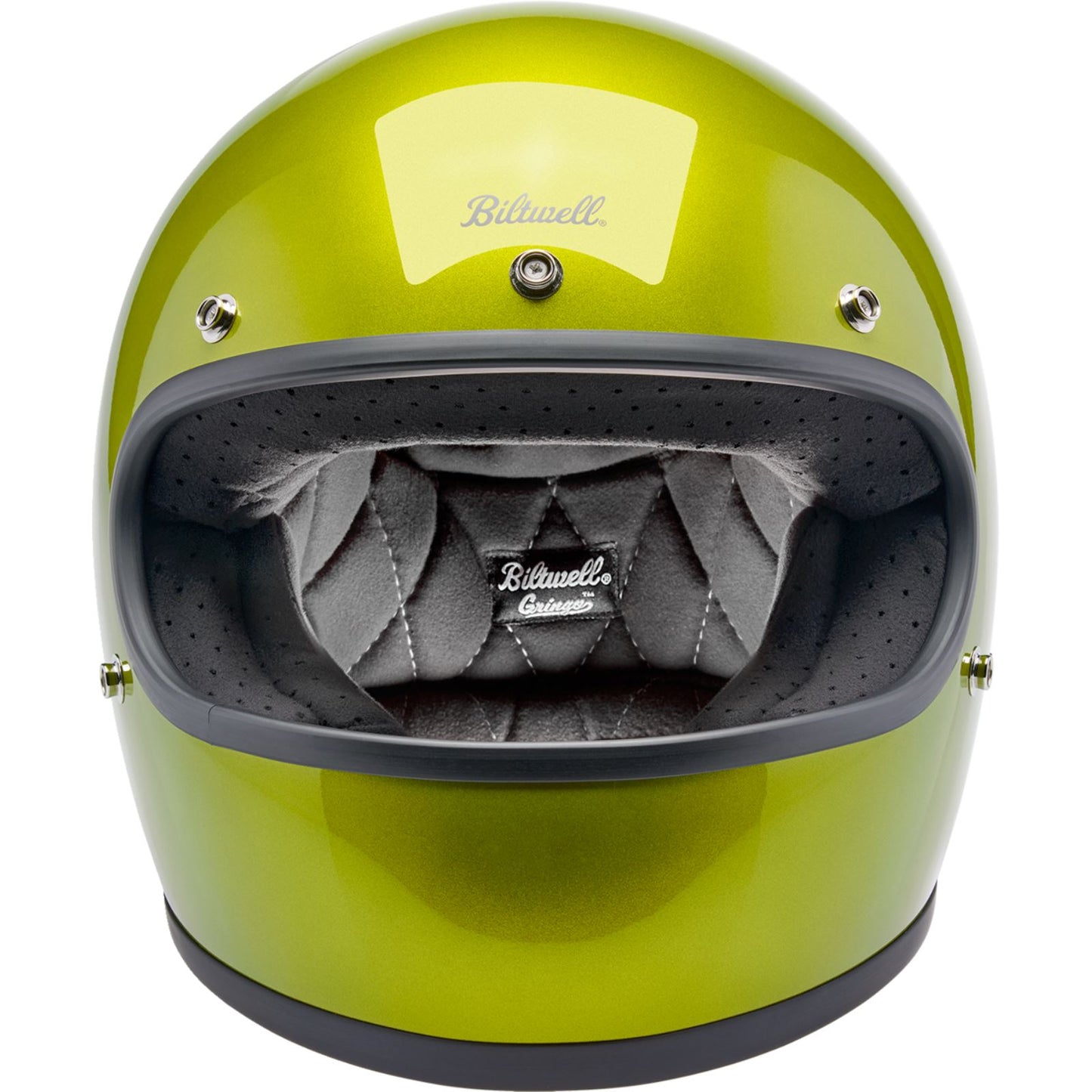 Biltwell Inc. Biltwell Gringo Helmet - Metallic Lime_1841410