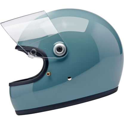 Biltwell Inc. Biltwell Gringo S Helmet - Gloss Agave Blue_1840101