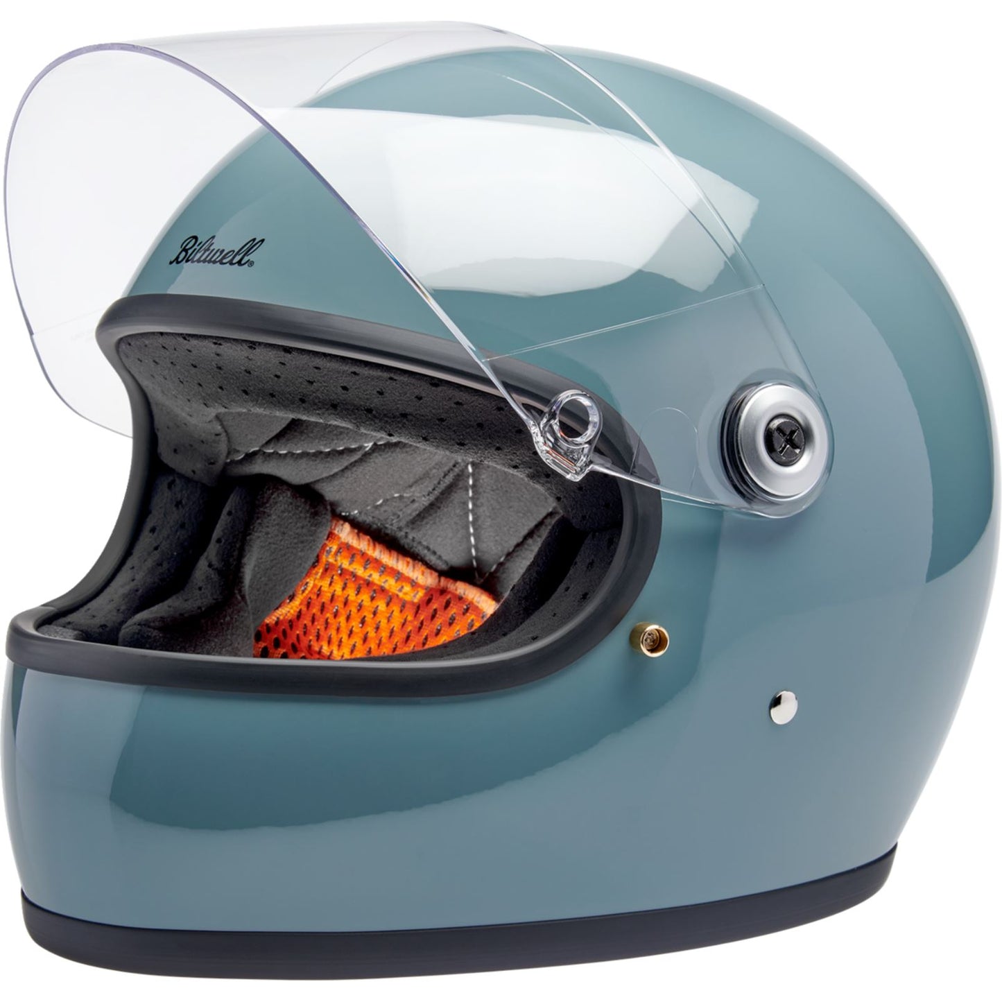 Biltwell Inc. Biltwell Gringo S Helmet - Gloss Agave Blue_1841071
