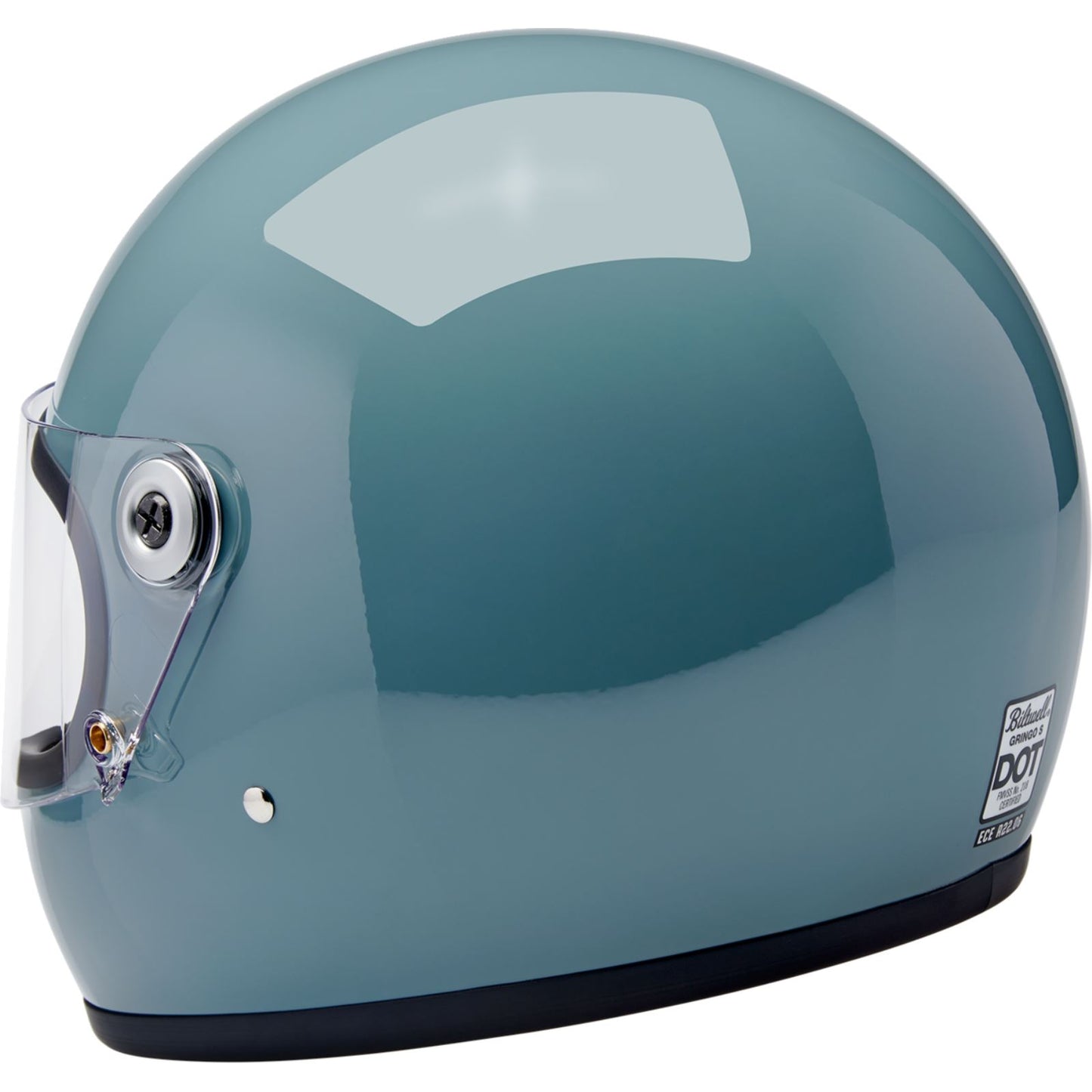 Biltwell Inc. Biltwell Gringo S Helmet - Gloss Agave Blue_1841285