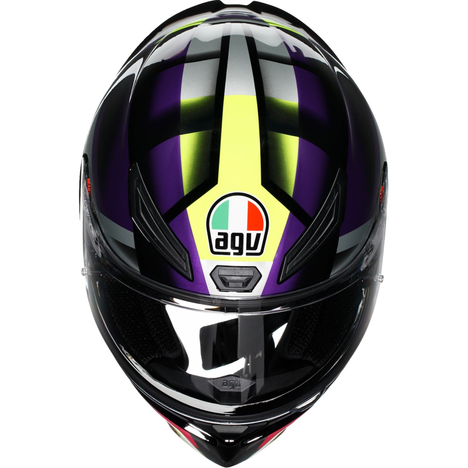 AGV Helmets K1 S Helmet - Fastlap - Black/Purple/Pink_1840184