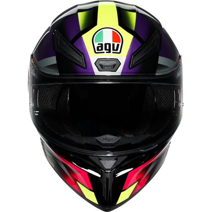 AGV Helmets K1 S Helmet - Fastlap - Black/Purple/Pink_1840248