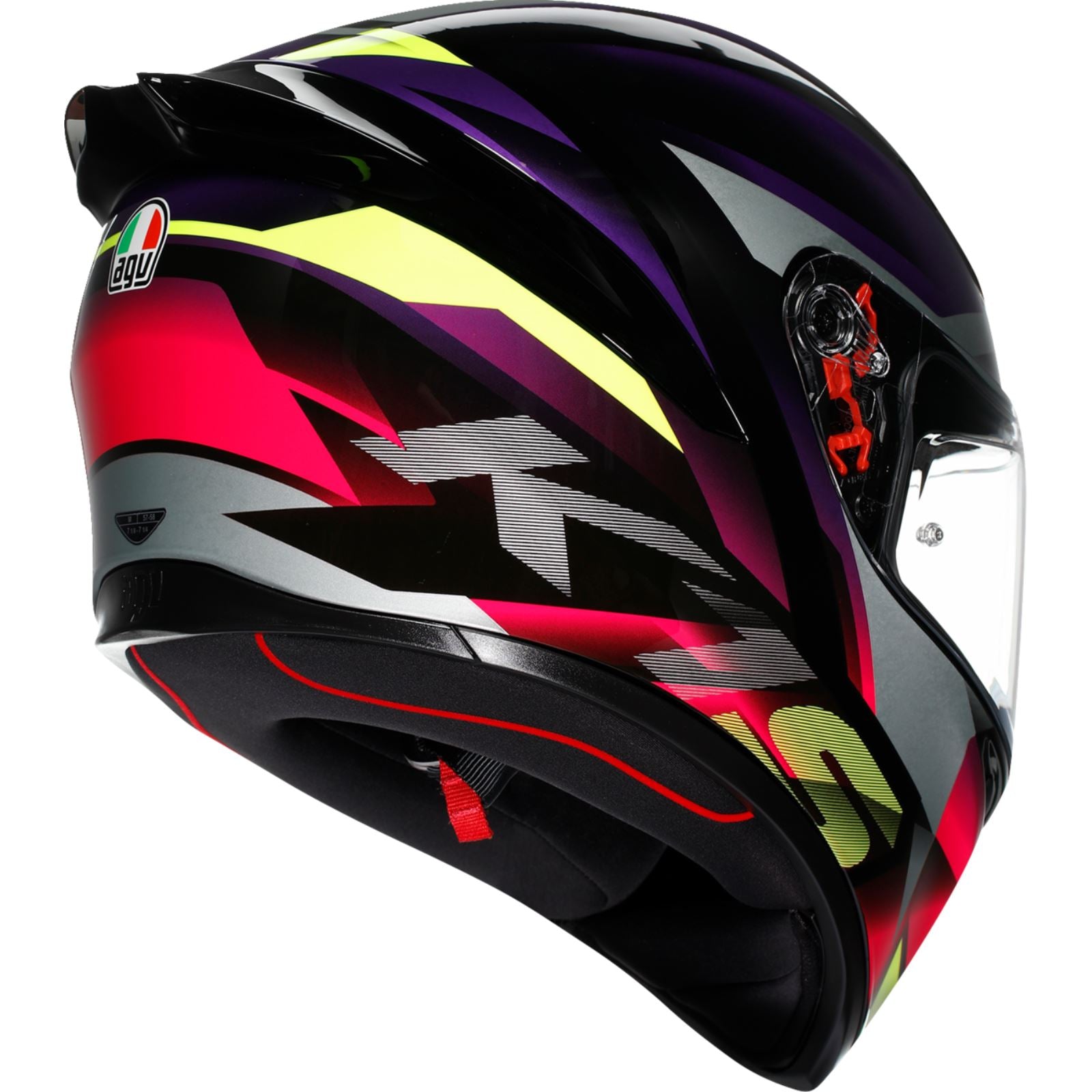 AGV Helmets K1 S Helmet - Fastlap - Black/Purple/Pink_1840418