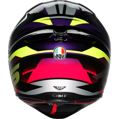 AGV Helmets K1 S Helmet - Fastlap - Black/Purple/Pink_1840720