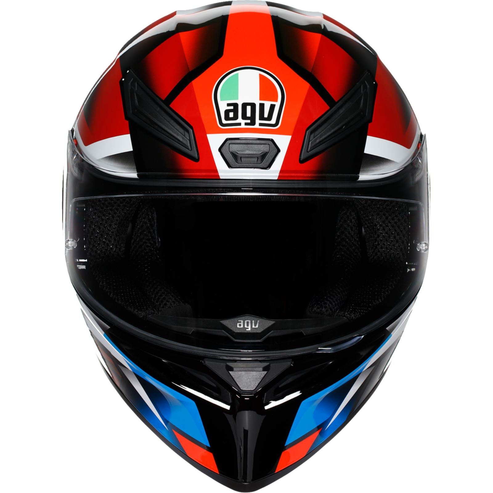 AGV Helmets K1 S Helmet - Fastlap - Black/Red/Blue_1840409