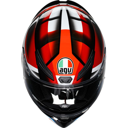 AGV Helmets K1 S Helmet - Fastlap - Black/Red/Blue_1841434