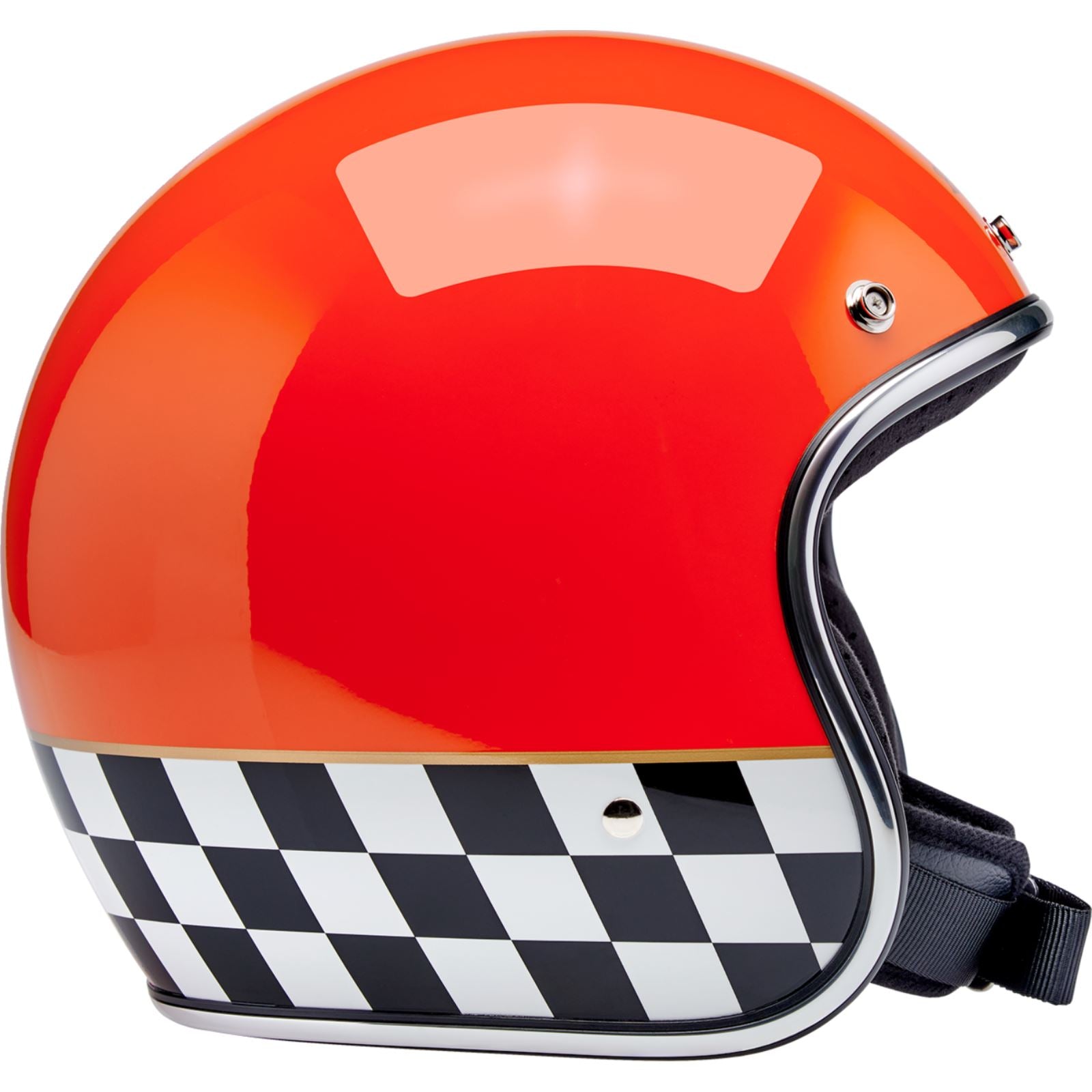 Biltwell Inc. Biltwell Bonanza Helmet - Competition - Orange_1840243