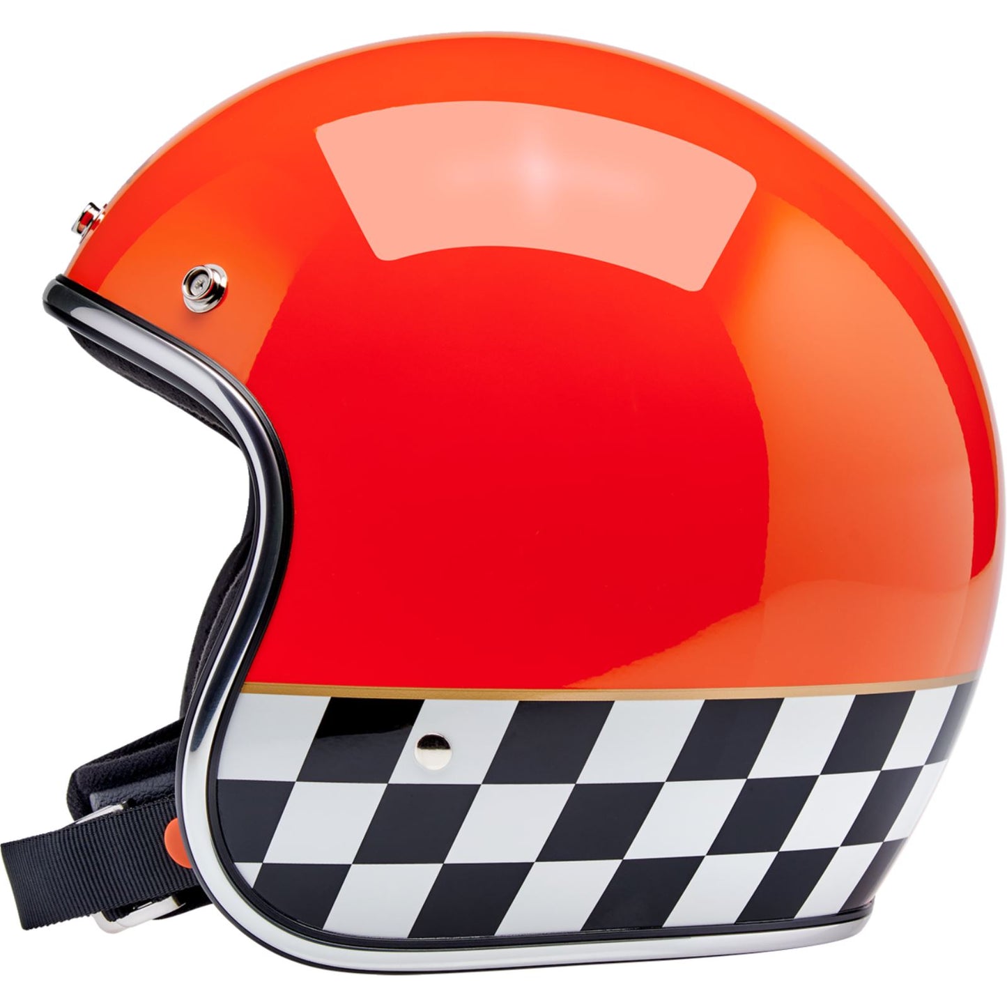 Biltwell Inc. Biltwell Bonanza Helmet - Competition - Orange_1840669