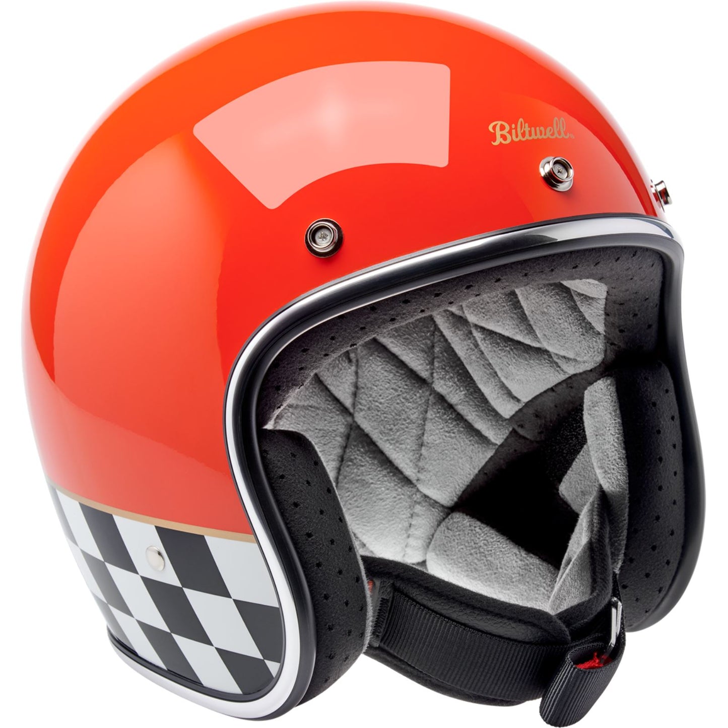 Biltwell Inc. Biltwell Bonanza Helmet - Competition - Orange_1840851
