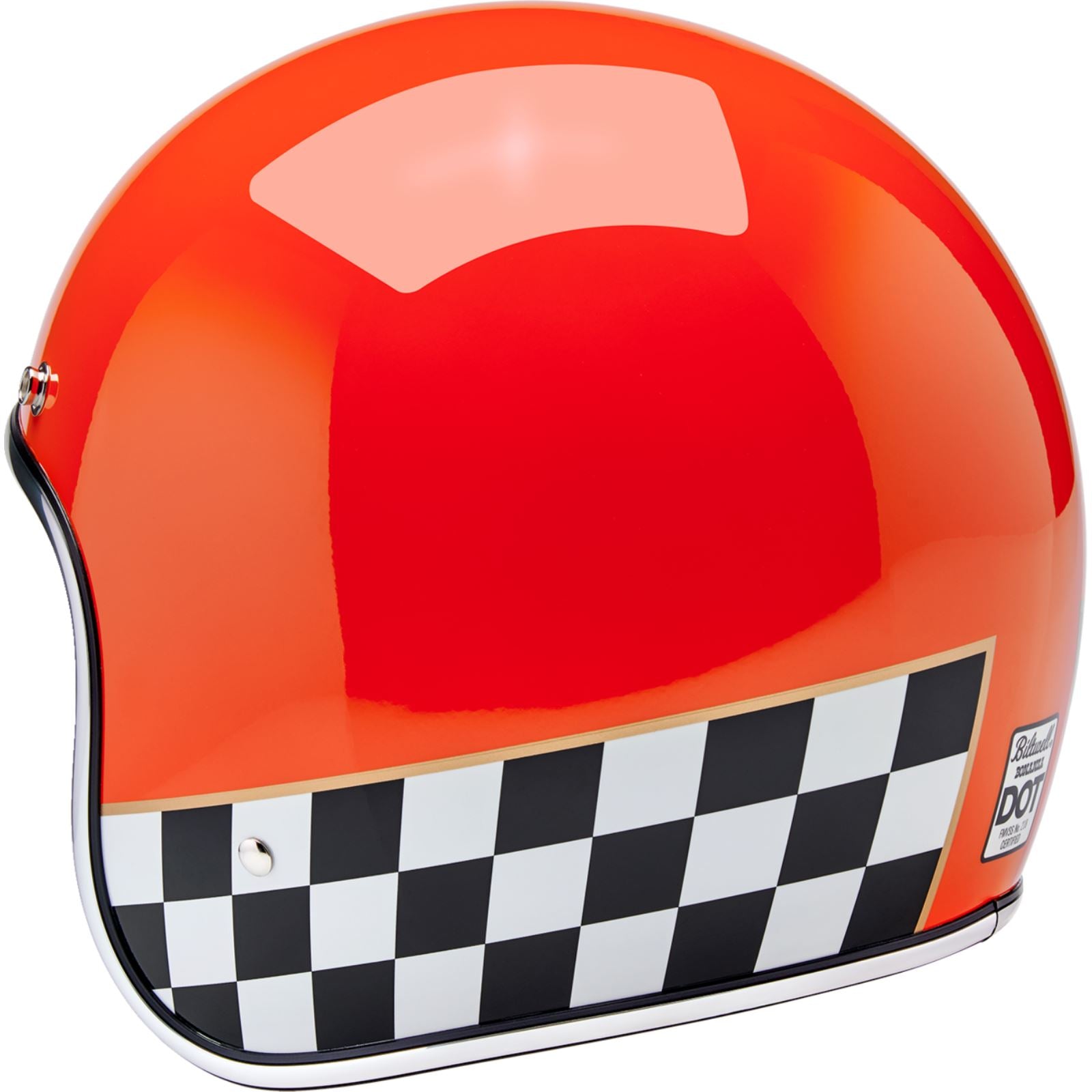 Biltwell Inc. Biltwell Bonanza Helmet - Competition - Orange_1841271
