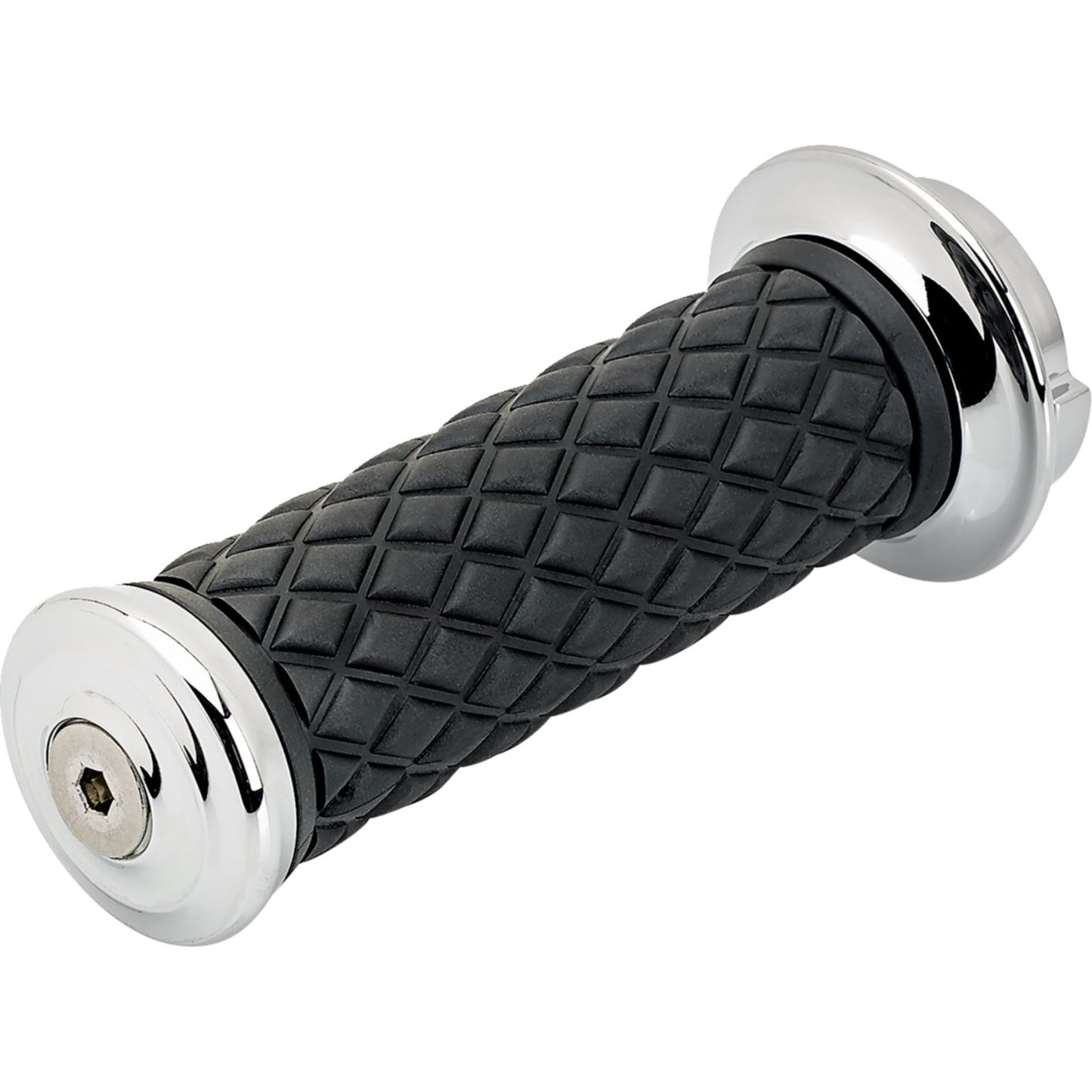 Biltwell Inc. Alumicore Grips - TBW - Chrome [MPN: 0630-3187]_1840129