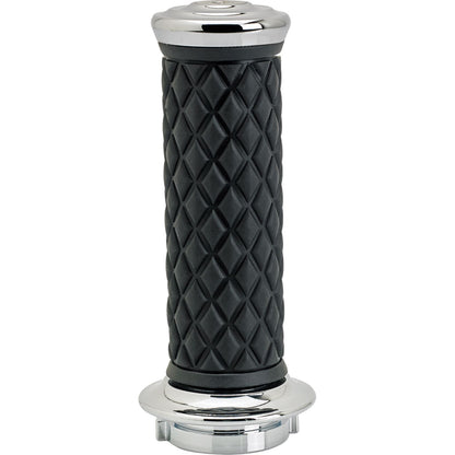Biltwell Inc. Alumicore Grips - TBW - Chrome [MPN: 0630-3187]_1841129