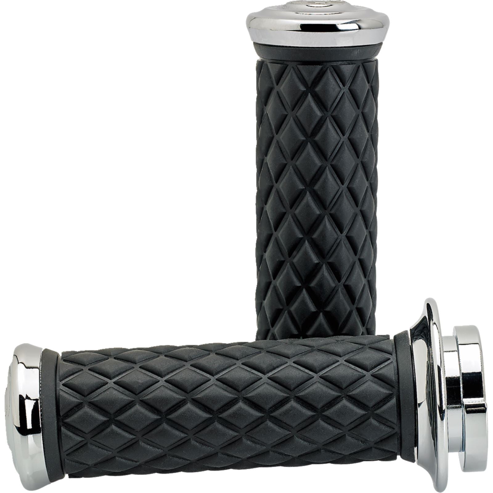Biltwell Inc. Alumicore Grips - TBW - Chrome [MPN: 0630-3187]_1841451