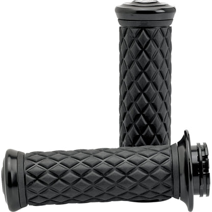 Biltwell Inc. Alumicore Grips - TBW - Black [MPN: 0630-3188]_1840666