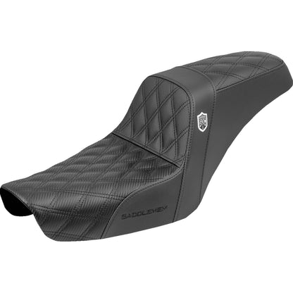 Saddlemen Step-Up Seat - Black - For Dyna '96-'03_1840382