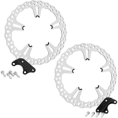 Arlen Ness Rotor Kit - Jagged - Left and Right Front - 15" [MPN: 1710-4919]_1841367